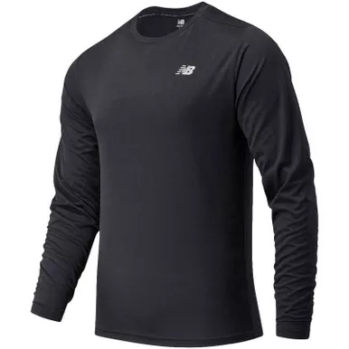 NEW BALANCE Men's Core Run Black Long Sleeve Shirt (MT11206-BK)