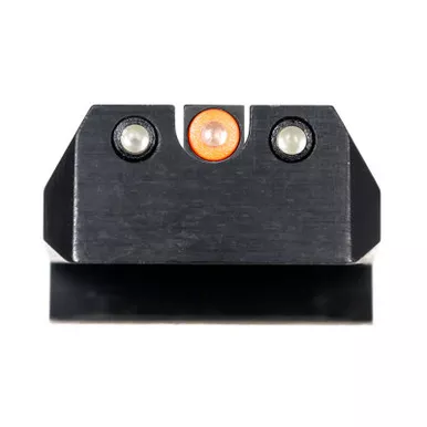 NIGHT FISION .180in Blade White Front Ring/U Notch Black Rear Rings Night Sight Set for 1911 (1911-325-007)