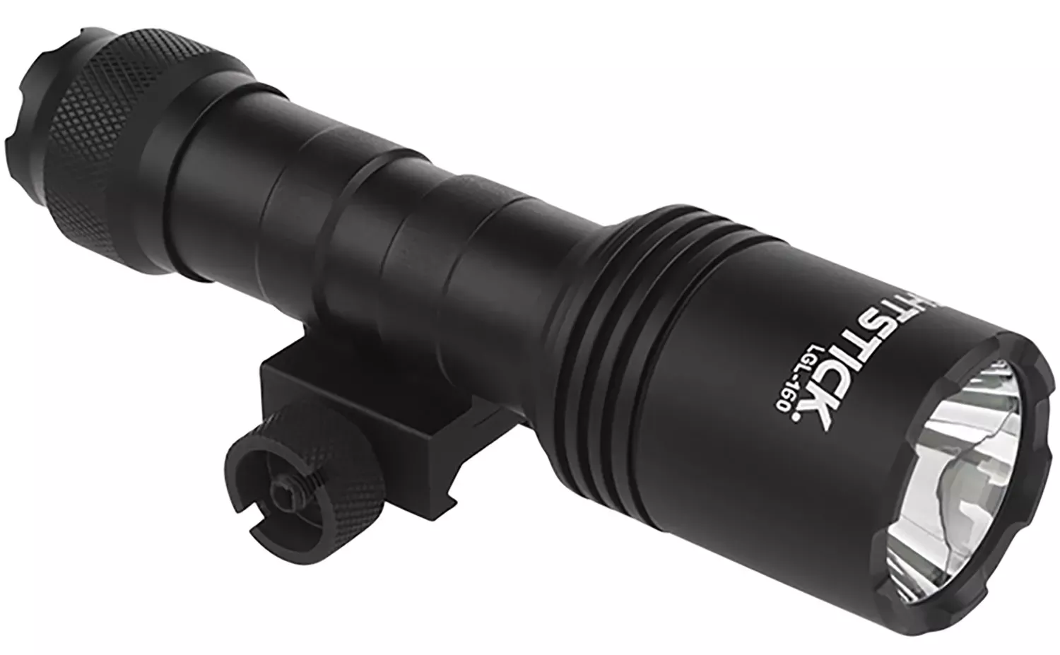 Nightstick LGL-160 Light Kit For Long Gun 1100 Lumens Output White LED Light 300 Meters Beam Standard/Offset Picatinny Rail Mount Mount Black Anodized Hardcoat Aluminum