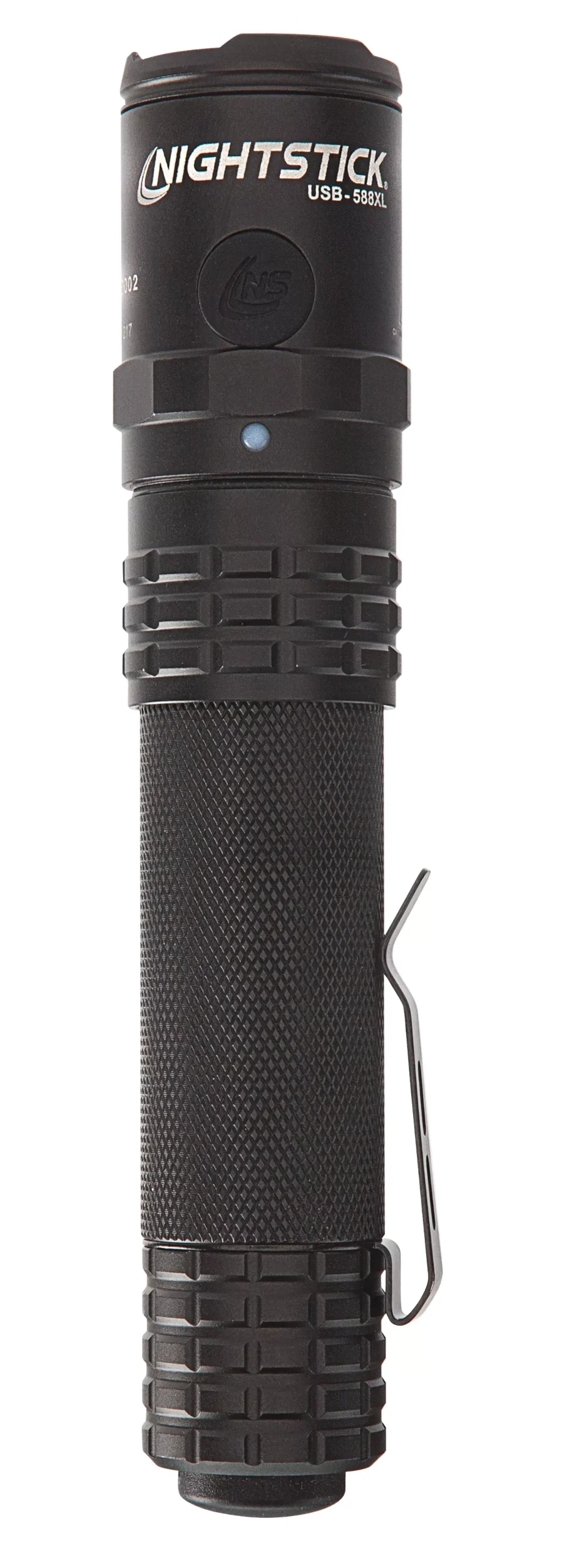 Nightstick USB-588XL Tactical Dual Light Black Anodized Aluminum White LED 125/450/1100 Lumens