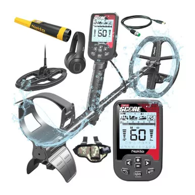 NOKTA MACRO Triple Score PRO Pack Metal Detector with Pinpointer (11000808+11000116)
