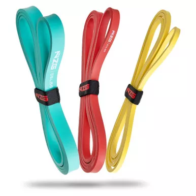 NONZERO GRAVITY 100% Latex-Free Organic Rubber Power Resistance Bands Beginner Set (NZ-RB-BEGINNERSET)