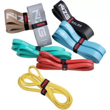 NONZERO GRAVITY 100% Latex-Free Organic Rubber Power Resistance Bands Set (NZ-RB-11PK)