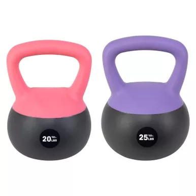 NONZERO GRAVITY 20lb and 25lb Iron Sand Soft Kettlebell Set (NZ-SK20&25)