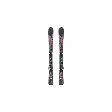 NORDICA Team AMBlack/Red/Blue Alpine Skis Set w/ Bindings