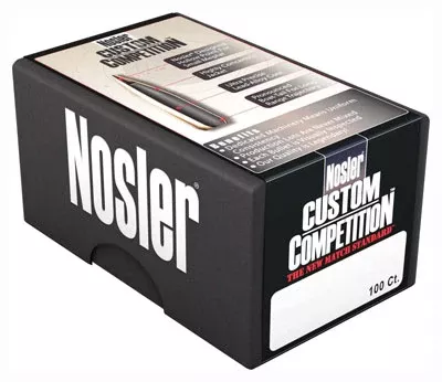 Nosler Bullets 22 Cal .224 – 69gr Hp-bt Custom Comp. 250ct