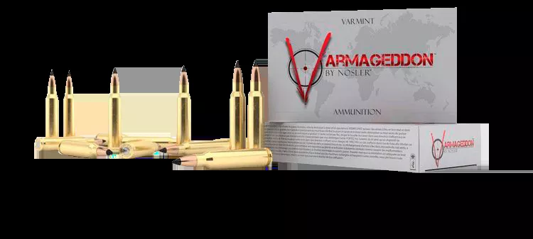Nosler Varmageddon22 Nosler 62 gr Flat Base Hollow Point (FBHP) 50 Bx/ 6 Cs