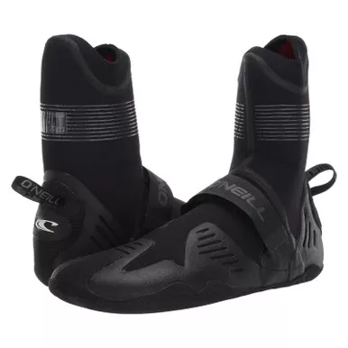 O'NEILL Men's Psycho Tech 5mm Black Round Toe Booties (5101-002)