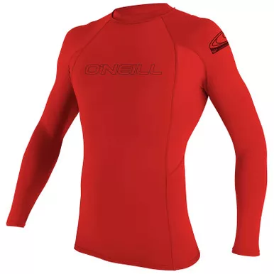 O'NEILL Youth Basic Skins 50+ Long Sleve Rash Guard, Size 4 (3346-4)