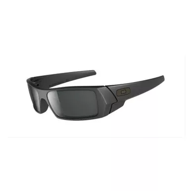 Oakley 03-473 Gas Can Matte Black with Grey Sunglasses
