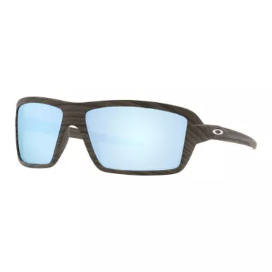 OAKLEY Cables Woodgrain Frame/Prizm Deep Water Polarized Lenses Sunglasses (OO9129-0663)
