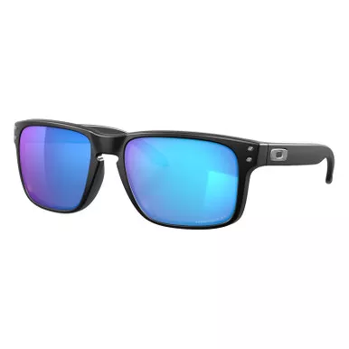 OAKLEY Holbrook Matte Black Frame/ Prizm Sapphire Polarized Lenses Sunglasses (OO9102-F055)