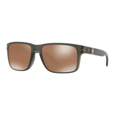 OAKLEY Holbrook Uncle Sam Matte Olive Ink Frame/Prizm Tungsten Lenses Sunglasses (OO9102-G655)