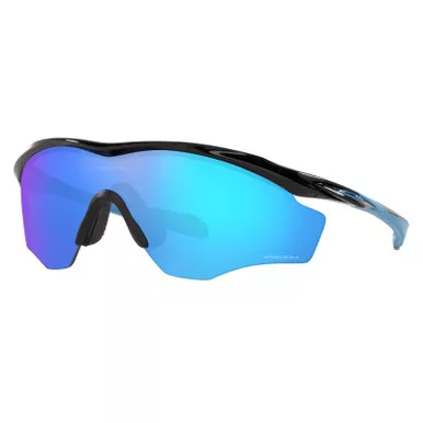 OAKLEY M2 Frame XL Sunglasses with Polished Black Frame and Prizm Sapphire Lens (OO9343-2145)