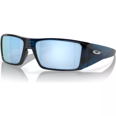OAKLEY Men's Heliostat Trans Poseidon Frame/Prizm Deep Water Polar Lenses Sunglasses (OO9231-1461)