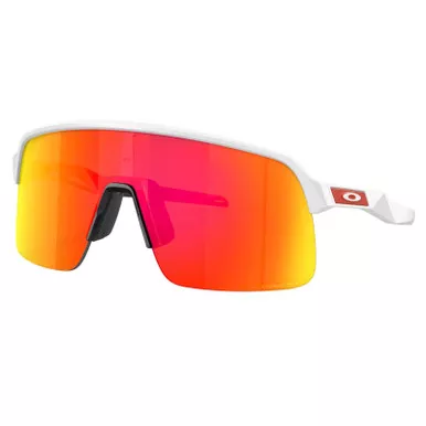 OAKLEY Men's Sutro Lite Sunglasses w/ Matte White Frame and Prizm Ruby Lens (OO9463-1839)