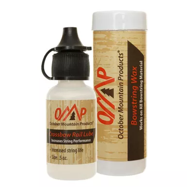 October Mountain 57335 Rail Lube/Wax Combo, Orange