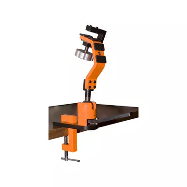 October Mountain 57337 Versa-Cradle Standard Vise Versa-Clamp Combo, Orange