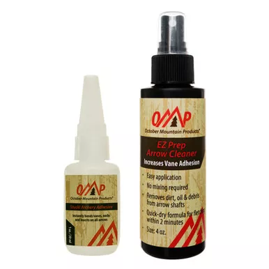 October Mountain Arrow Prep Kit Combo, Black