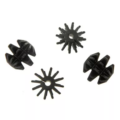 October Mountain Blackberry String Silencer, Black, 4 Pack