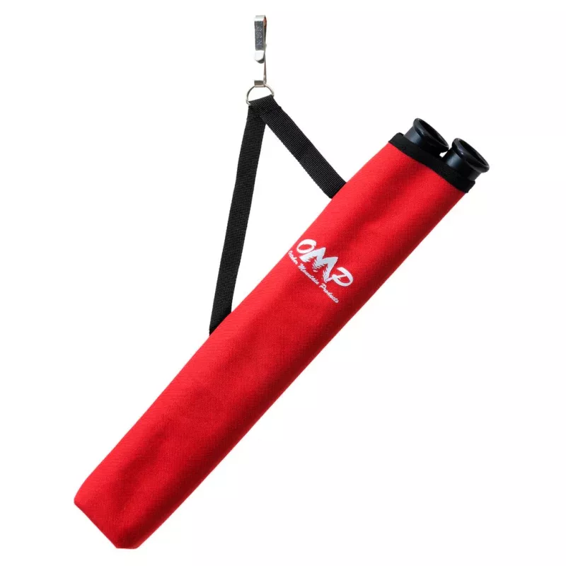 October Mountain Hip Quiver 2-Tube Red RH/LH