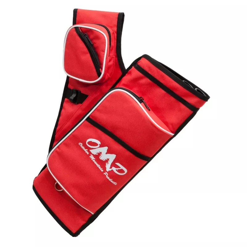 October Mountain Hip Quiver Pro Red 5 Tube RH