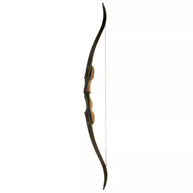 October Mountain Sektor ILF Recurve Bow, 60 Inches, 45 lbs, Black, Right Hand