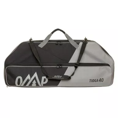 October Mountain Tioga 40 Bow Case, 40 Inches, Black/Grey
