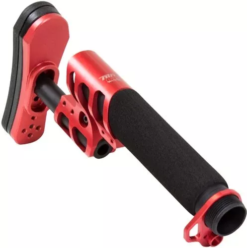 Odin Stock Zulu 2.0 W/padded – Buffer Tube Red For Ar-15