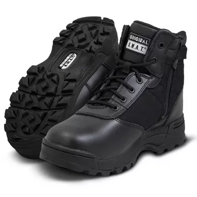 Open Box (Damaged package): ORIGINAL SWAT Mens Classic 6" Side-Zip, Color: Black, Size: 10, Width: R (116401-10)