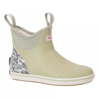 Open Box (Damaged package): XTRATUF Women ADB Trolling Pack, Color: Stone Gray, Size: 5 (XWAB1TP-M-050)