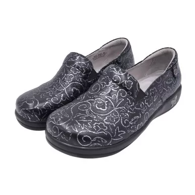 Open Box (Great condition, limited use): ALEGRIA Keli, Color: Embroider Me Pewter, Size: 40 (KEL-6401-40)