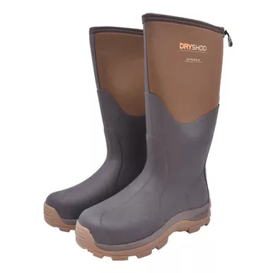 Open Box (Great condition, limited use): DRYSHOD Mens Haymaker Hi, Color: Brown/Peanut, Size: 10 (HAY-MH-BR-10)
