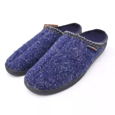 Open Box (Great condition, limited use): HAFLINGER AT Speckle, Color: Blue Speckle, Size: 44 (512003-76-44)