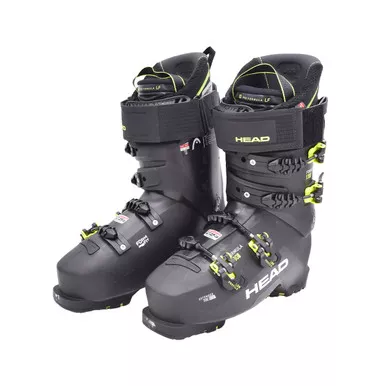 Open Box (Great condition, limited use): HEAD Unisex FORMULA 130 GW BLACK/YELLOW Boots, Size: 275 (602108-275)