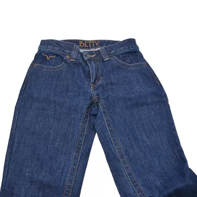 Open Box (Great condition, limited use): KIMES RANCH Womens Betty Jeans, Color: Blue, Size: 4x32