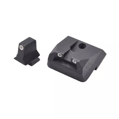 Open Box (Great condition, limited use): TRIJICON White Front and Rear with Green Lamps S&W M&P SD9VE, SD40VE Night Sight Suppressor Set (SA237-C-600900)
