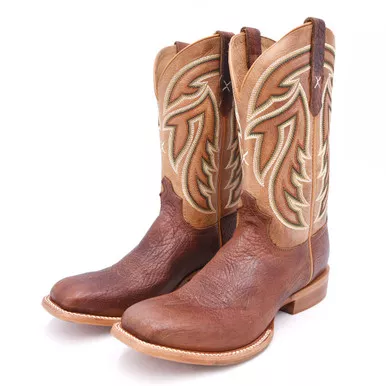 Open Box (Great condition, limited use): TWISTED X Men's 12" Rancher, Color: Nutmeg & Peanut, Size: 11.5, Width: D (MRAL024-D-11.5)