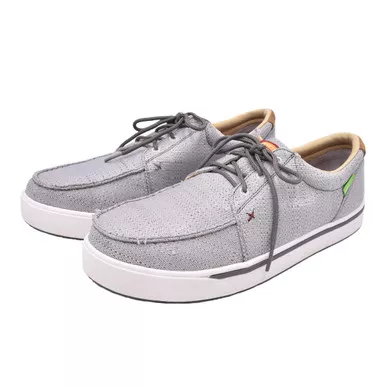 Open Box (Great condition, limited use): TWISTED X Men's Work Kicks, Color: Light Grey, Size: 13, Width: M (MCAN003-M-13)