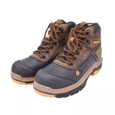 Open Box (Great condition, limited use): WOLVERINE Overpass Mid Cm Wp, Color: Summer Brown, Size: 9.5, Width: EW (W10717-9.5-EW)
