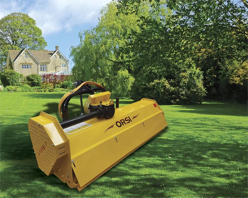 ORSI Flail Mower | Model OPTIMA 155 |Working Width 61″ | 18–40 HP |Cutting Capacity 1.5″ | For Tractors