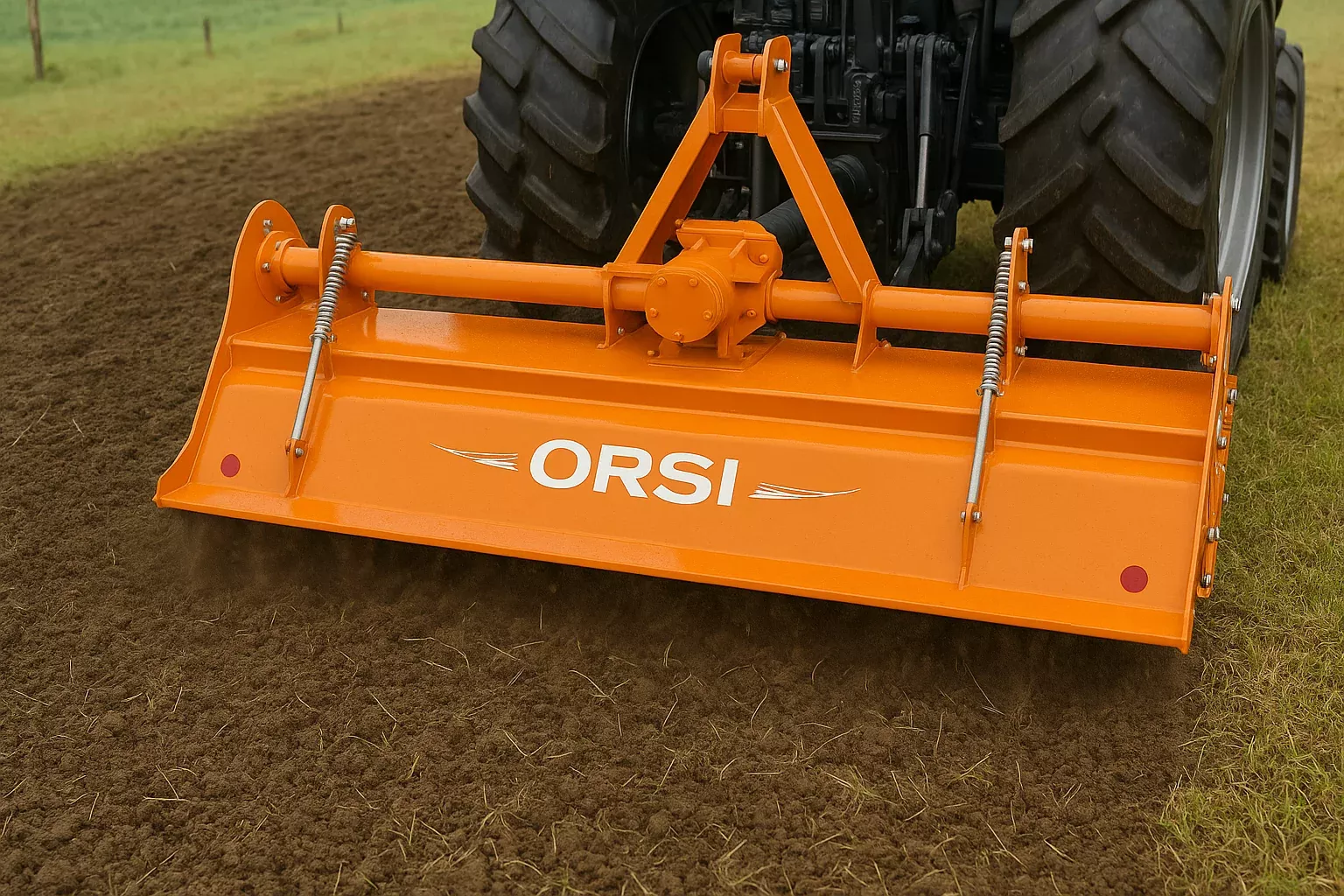 ORSI Rotary Tiller | Model 205-XXL | Working Width 82.6″ inches | Horsepower 105 HP | For Tractors