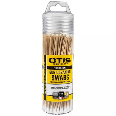 OTIS 100-Pack Single Tip Gun Cleaning Swabs in Twist Top Container (FG-241-100)
