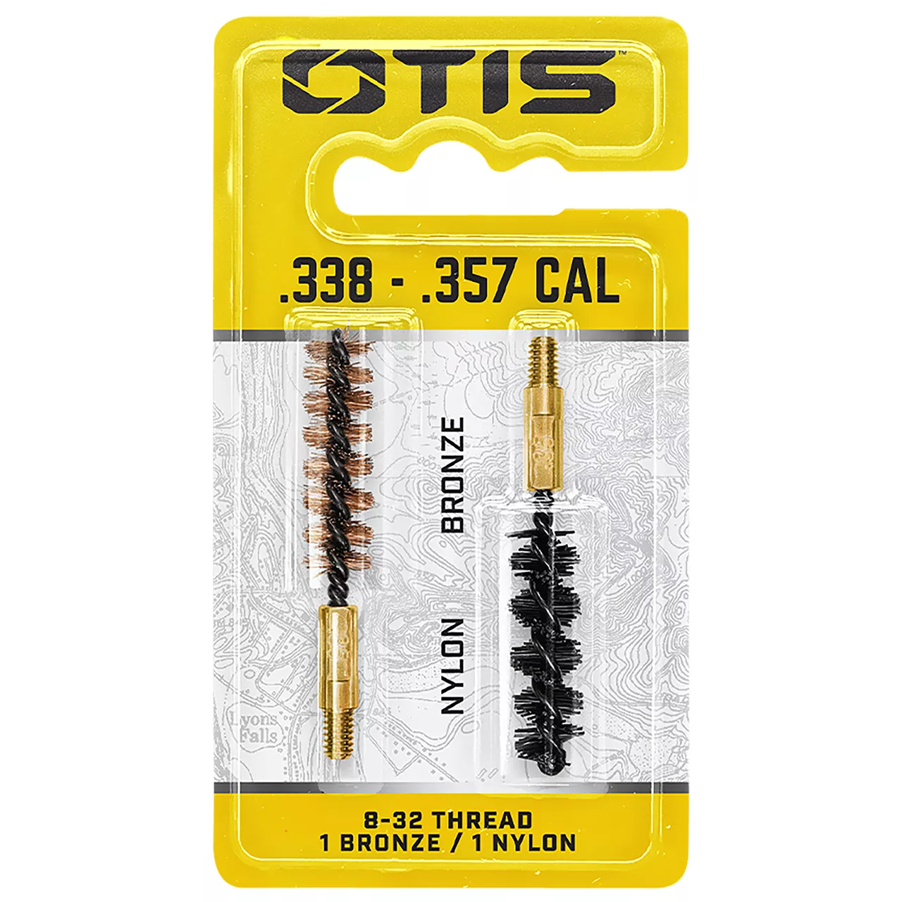 Otis Bore Brush Set 35/338/357 Cal 8-32 Thread "