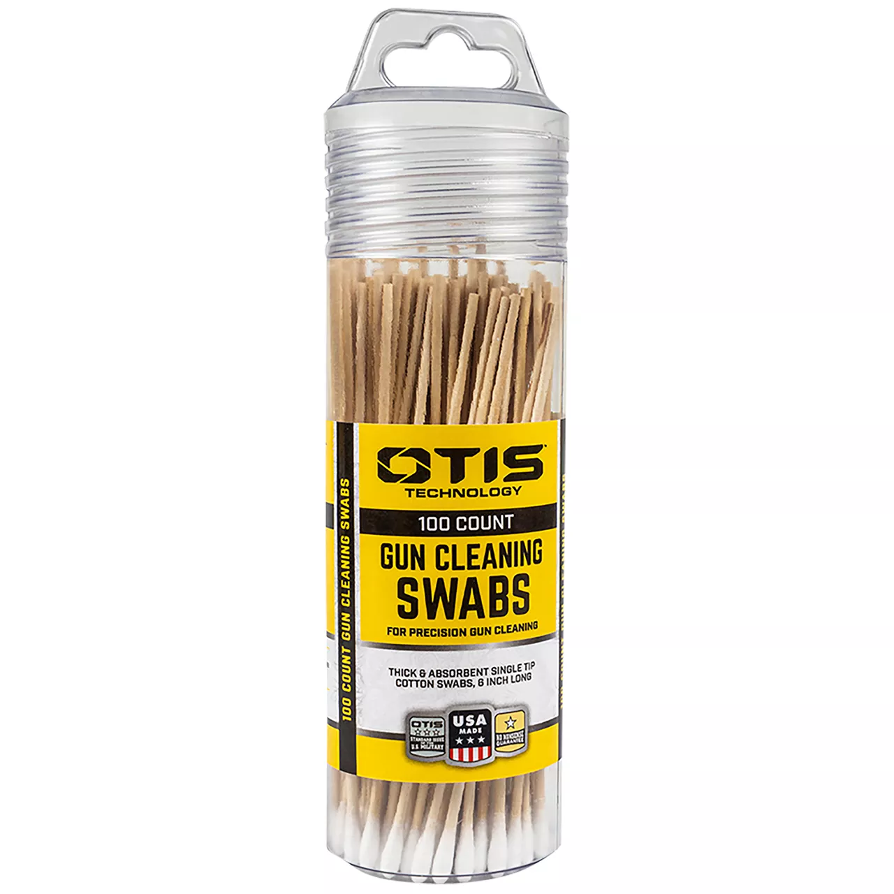 Otis Gun Cleaning Swabs Cotton/Wood 100/Pkg