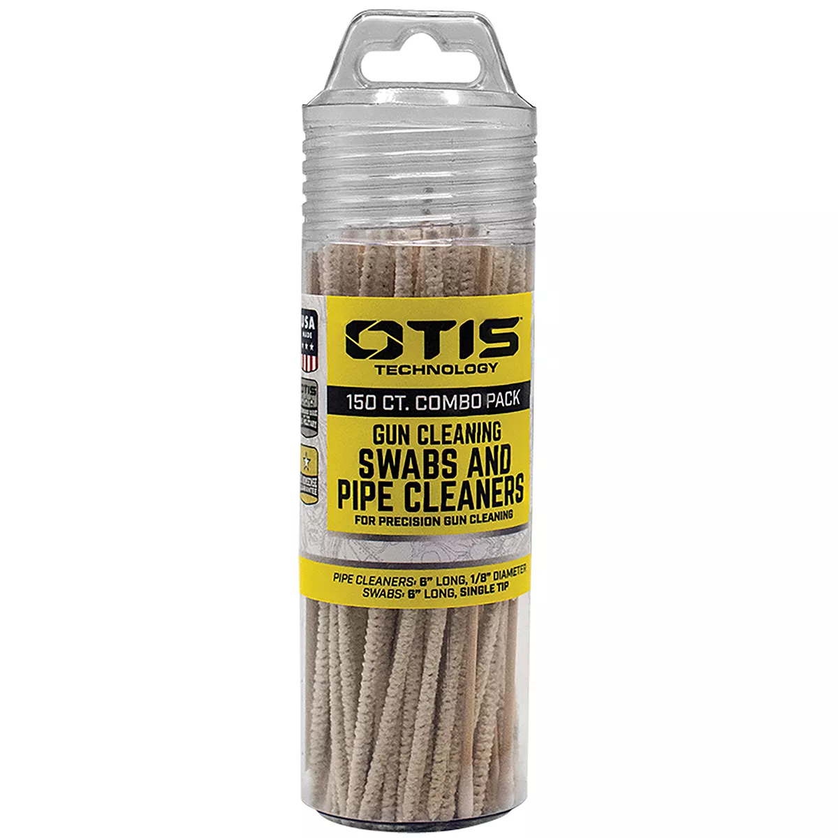 Otis Swabs & Pipe Cleaners Combo Pack Cotton/Wood 100 Swabs/50 Pipe Cleaners