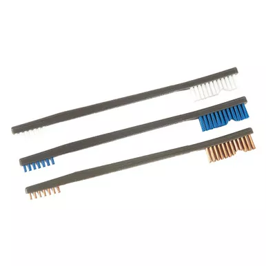 OTIS TECHNOLOGY All Purpose Nylon/Blue Nylon/Bronze Brushes, 3-Pack (316-3-NBBZ)