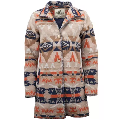 OUTBACK TRADING Women's Moree Navy Jacket (29663-NVY)