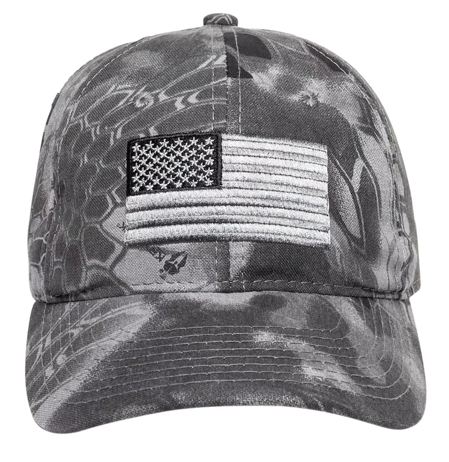 Outdoor Cap USA Flag Kryptek Raid Hook & Loop Cap