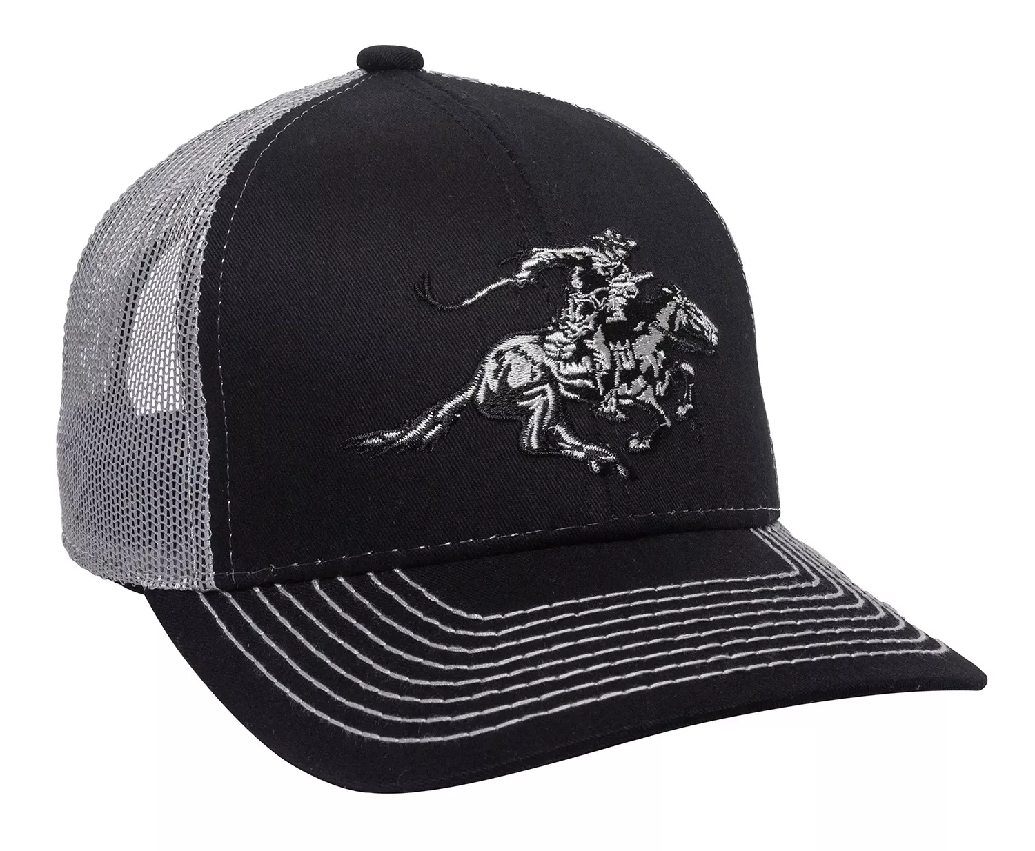 Outdoor Cap Winchester Cap Cotton Twill Black/Light Gray Structured OSFA